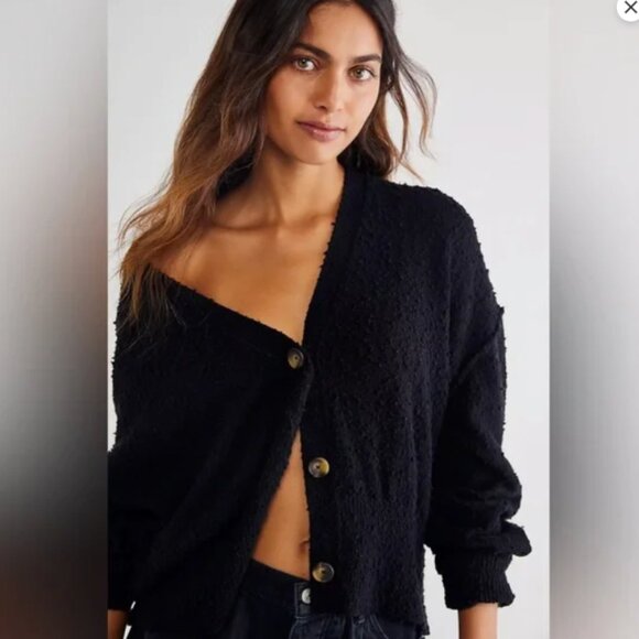 ✨ Free People Found My Friend Cardi | Size XS | Cozy Knit Button-Front Cardigan - Picture 1 of 5